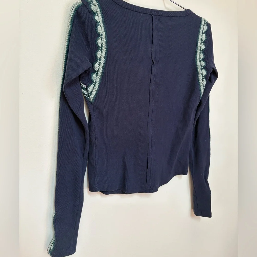 NWOT Free People Lost Love Long-Sleeve Top Size XS